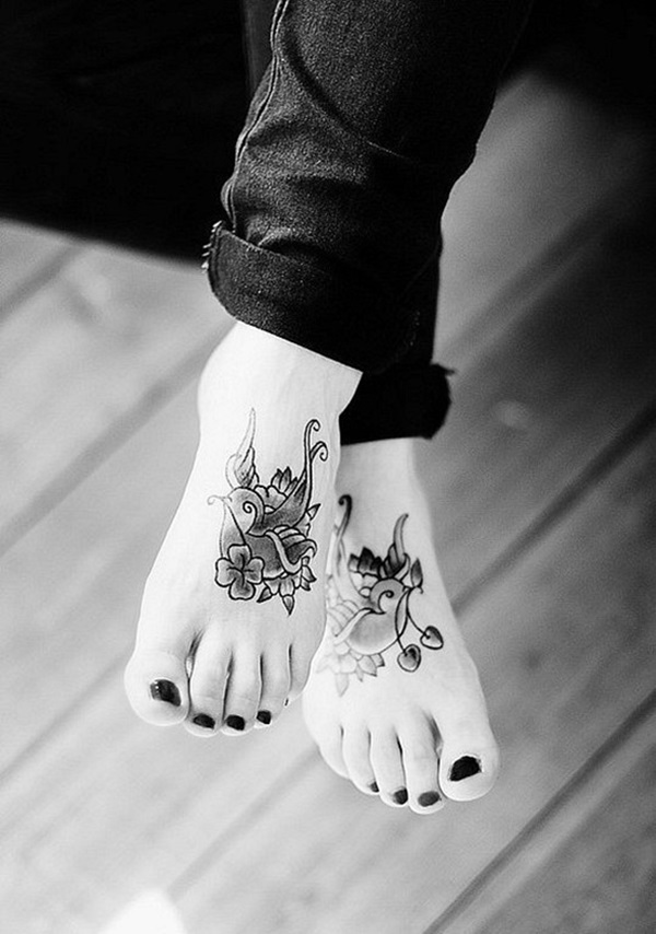 40 Superior Foot Tattoo Concepts 2018