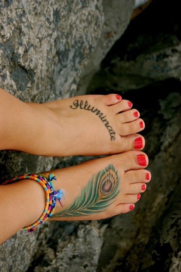 40 Superior Foot Tattoo Concepts 2018