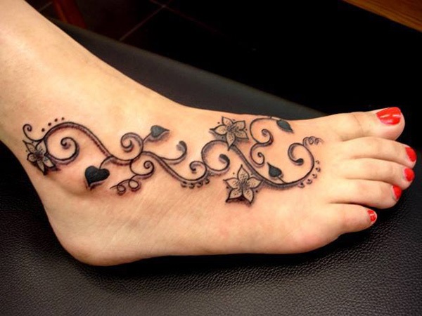 40 Superior Foot Tattoo Concepts 2018