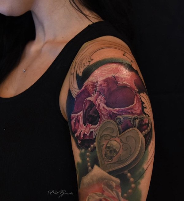 40 Attention-grabbing Cranium Tattoo Designs For You