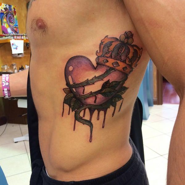 64 Magnificent Examples for Tattoos on the Rib