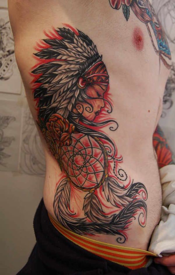 64 Magnificent Examples for Tattoos on the Rib