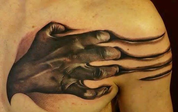 50 Superb Tattoos, 3D and Optical Illusions