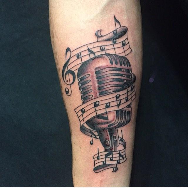 60 Tattoos of musical notes