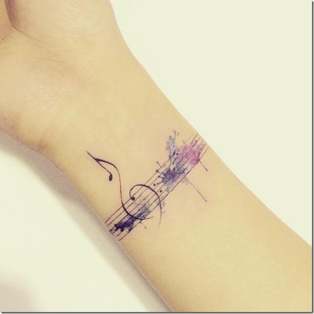 55 music tattoos and declare your love