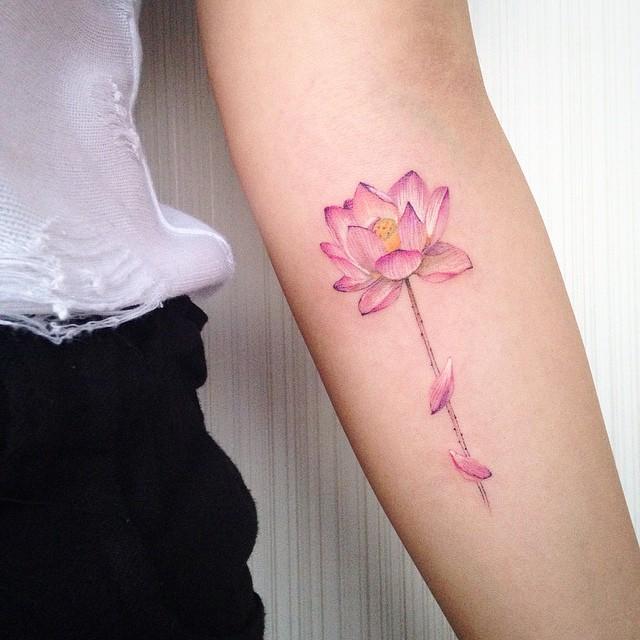 65 Stunning and Inspiring Lotus Flower Tattoos