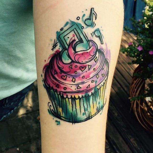 65 Cupcakes Tattoos