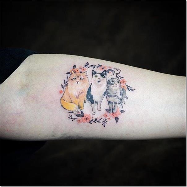 Tattoos for cat lovers