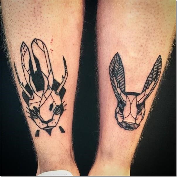 Stunning and galvanizing rabbit tattoos