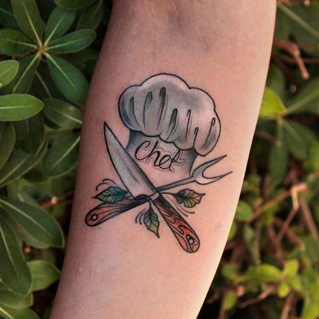 65 Tattoos for Meals and Gastronomy Lovers