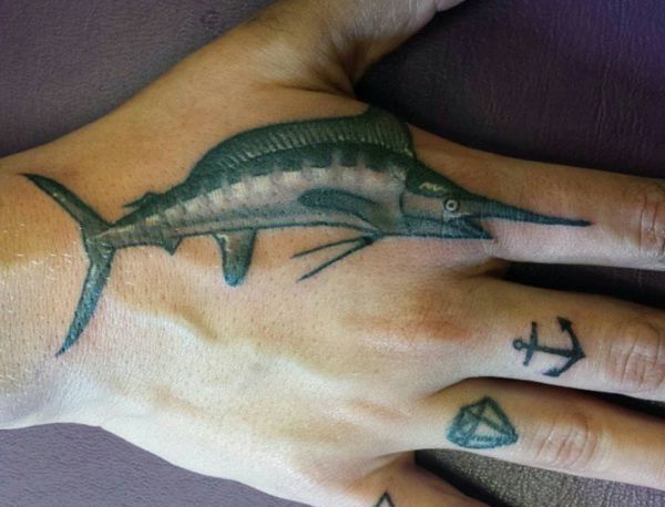 Swordfish Tattoos: meanings and concepts