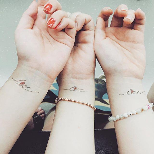 80 Tattoos of friendship for many who share confidences