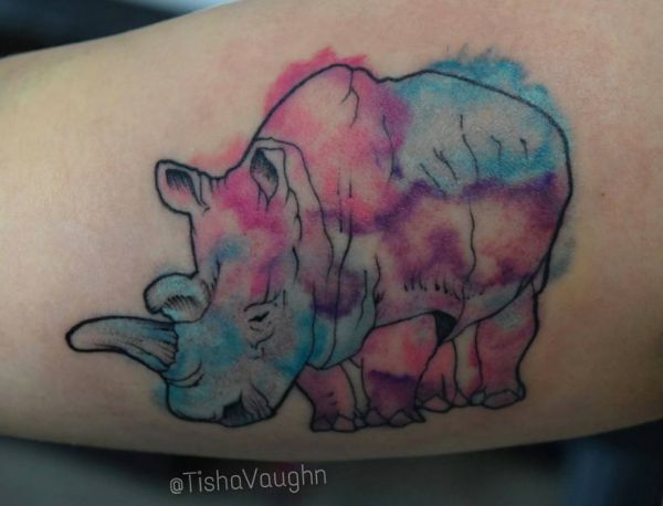 Rhino Tattoo Designs with Meanings - 26 Concepts