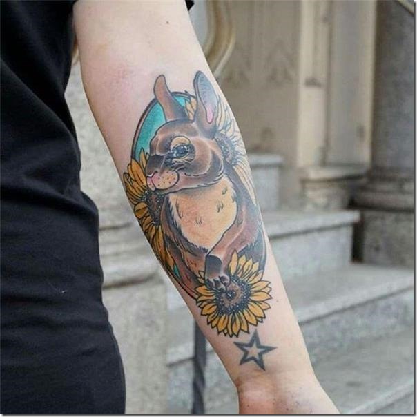 Stunning and galvanizing rabbit tattoos