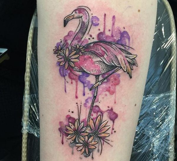 11 totally different lovely flamingo tattoos and their meanings