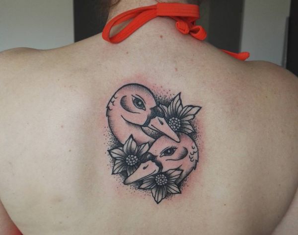 18 stunning swan tattoos and their that means