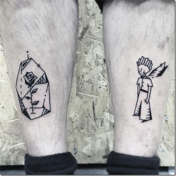 Males's Tattoos on the Leg (finest pictures!)