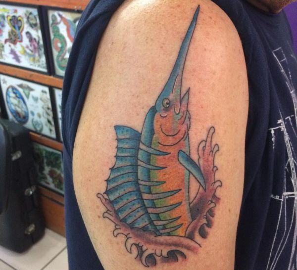 Swordfish Tattoos: meanings and concepts