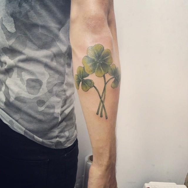 65 Inventive and Inspiring Clover Tattoos