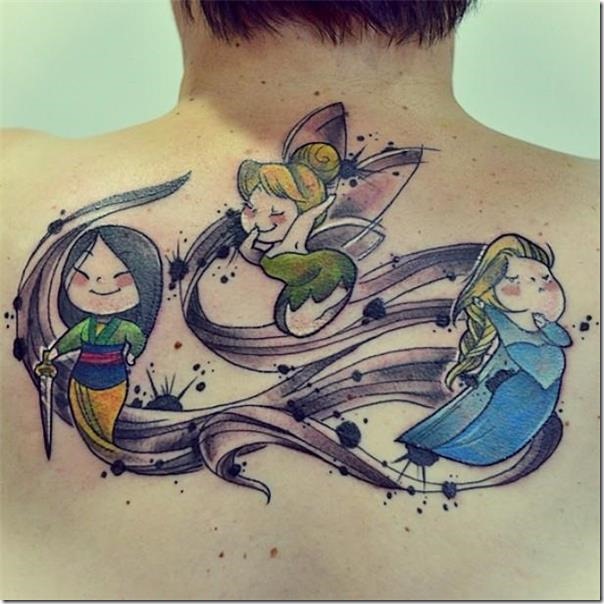 Lovely and galvanizing fairy tattoos