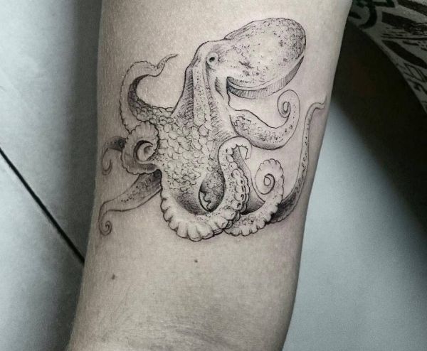 Octopuses and squid tattoos and their which means