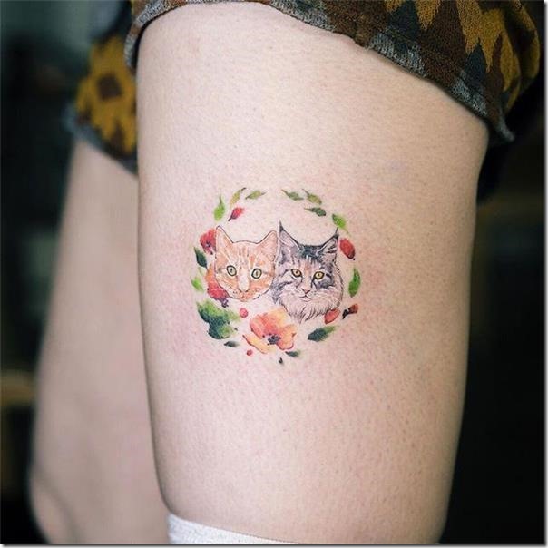 Tattoos for cat lovers