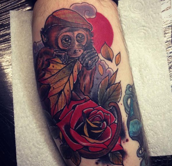 29 monkey tattoo concepts: footage and meanings