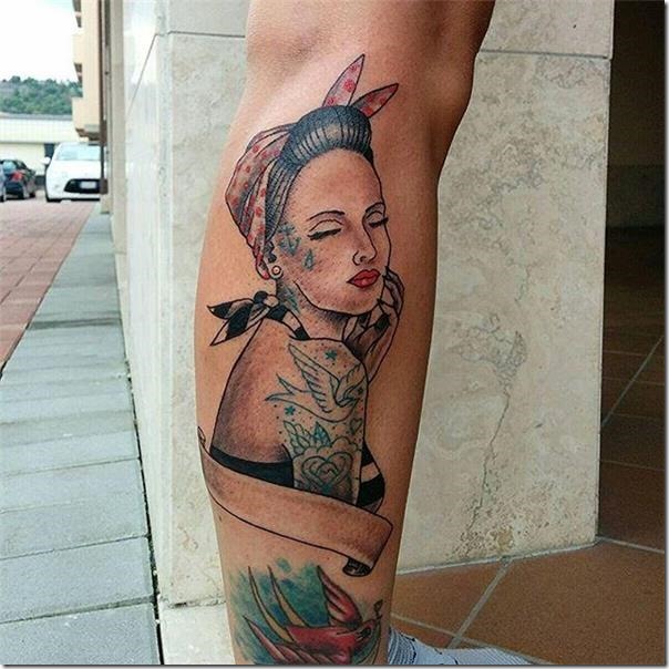 Males's Tattoos on the Leg (finest pictures!)