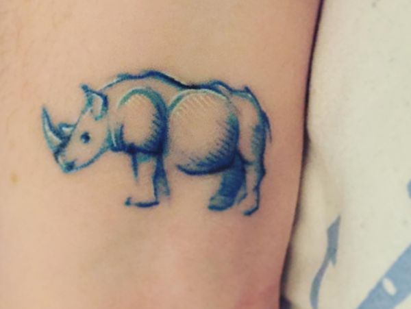 Rhino Tattoo Designs with Meanings - 26 Concepts