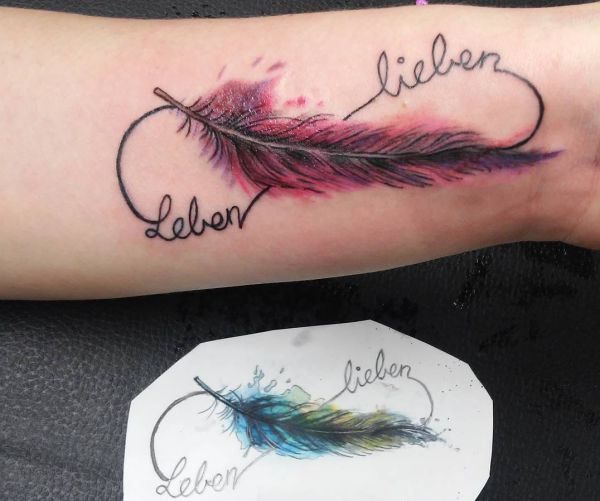 Feather Tattoos: Designs, Concepts and Meanings