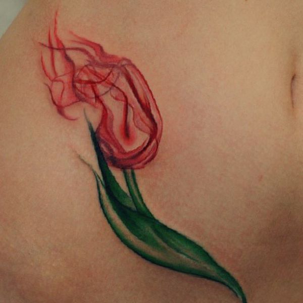 24 stunning tulip tattoos and their meanings