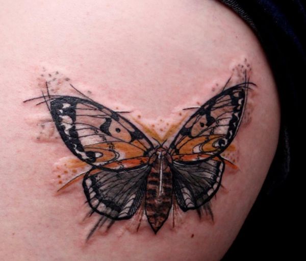 Butterfly Tattoo Designs with Meanings - 40 Concepts