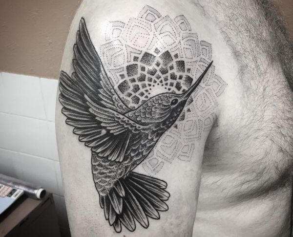 23 fantastic hummingbird tattoos - they stand for pleasure