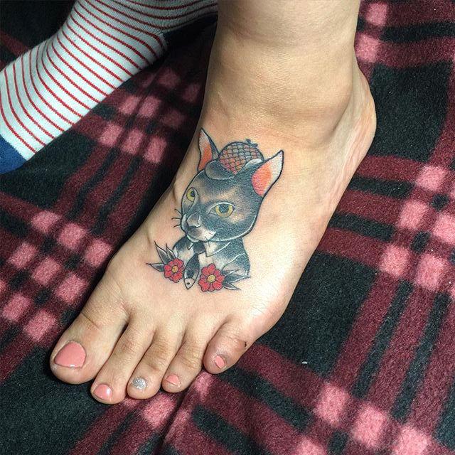 100 Tattoos on the Foot - Stunning and Inspiring Photographs