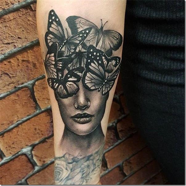 Stunning and provoking butterfly tattoos