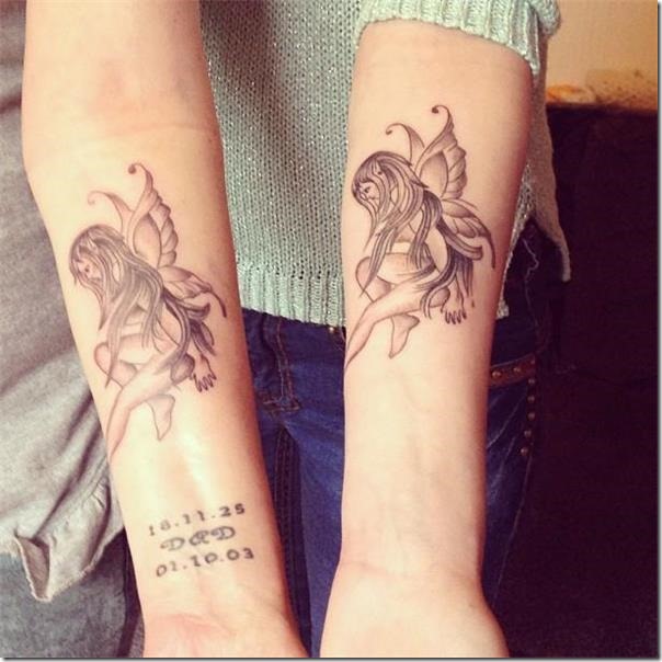 Lovely and galvanizing fairy tattoos