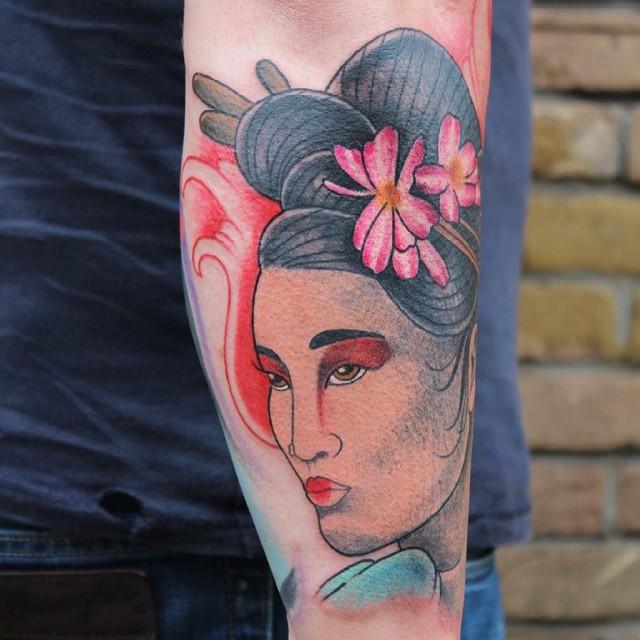 65 Stunning and Inspiring Geisha Tattoos