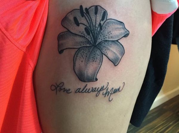 Lily tattoos and their meanings