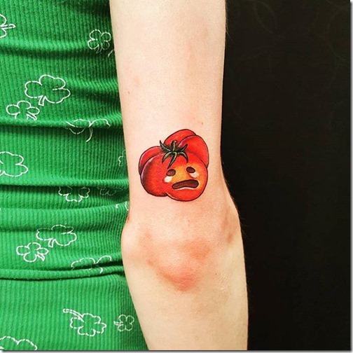 Tattoos for lovers of meals and gastronomy