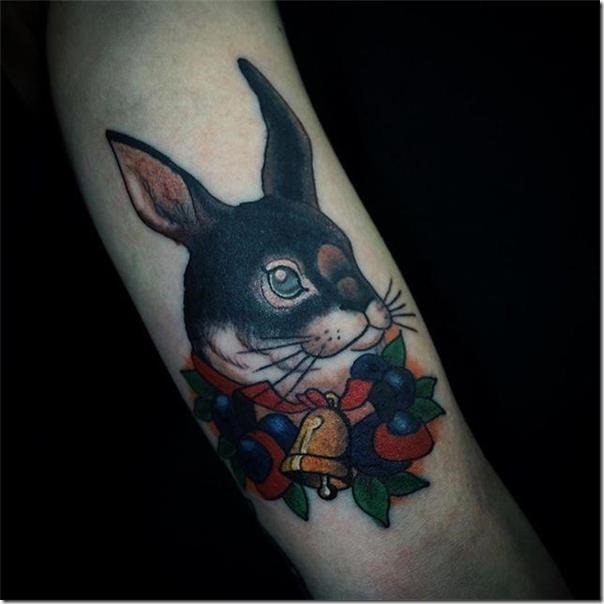 Stunning and galvanizing rabbit tattoos