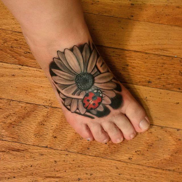 100 Tattoos on the Foot - Stunning and Inspiring Photographs