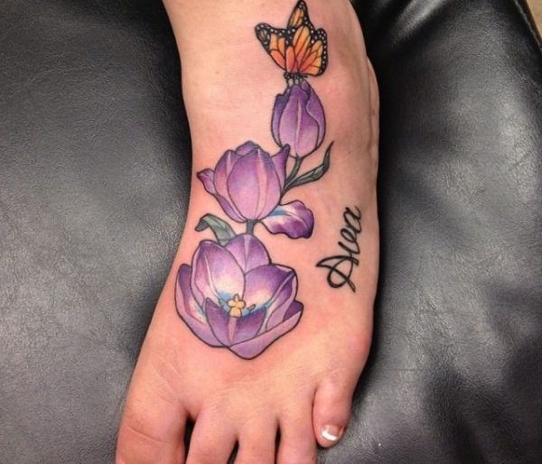 24 stunning tulip tattoos and their meanings