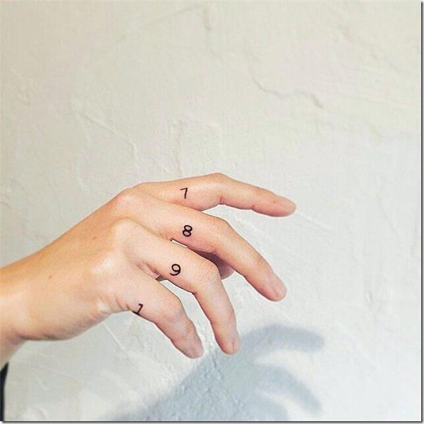 Finger Tattoos - Stunning and Inventive Fashions