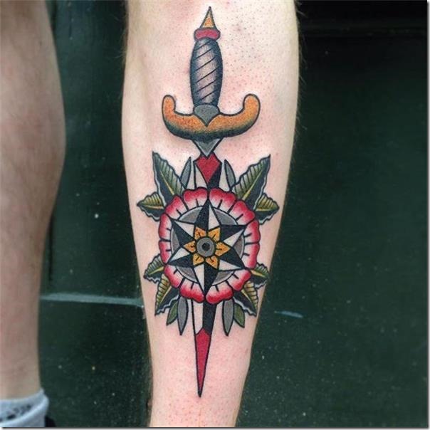 Males's Tattoos on the Leg (finest pictures!)