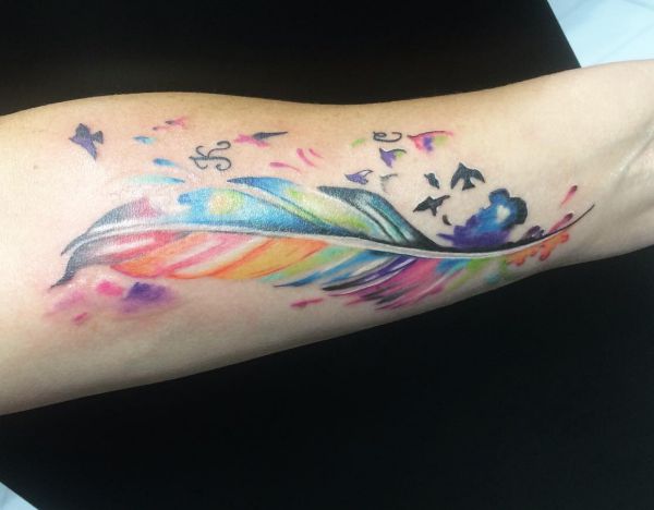 Feather Tattoos: Designs, Concepts and Meanings