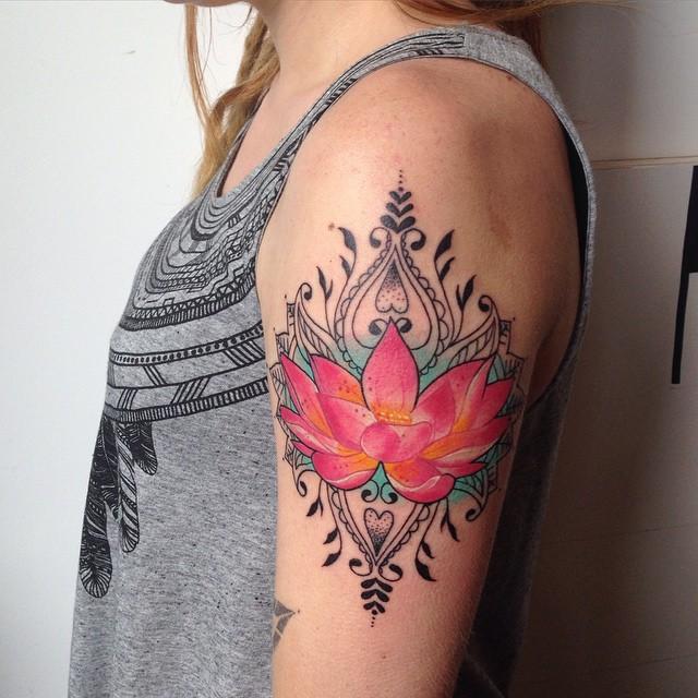 65 Stunning and Inspiring Lotus Flower Tattoos