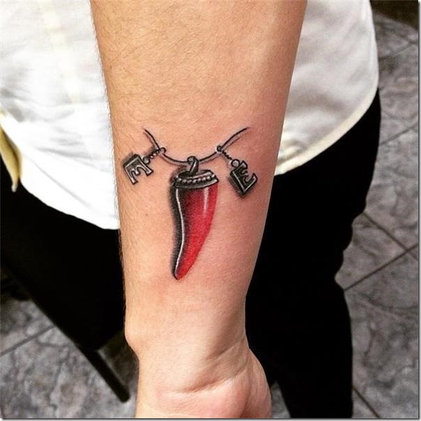 Inventive and provoking pepper tattoos