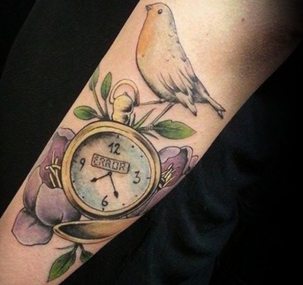 Watch Tattoos: 25 Concepts, Meanings, Photos and Designs