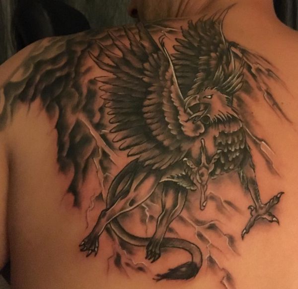 15 mystic griffin tattoo designs with meanings