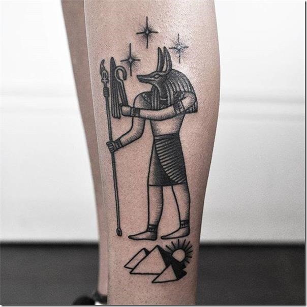 Males's Tattoos on the Leg (finest pictures!)